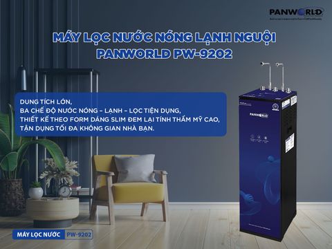  Máy lọc nước nóng lạnh nguội Panworld PW-9202 