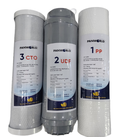  Bộ lõi lọc số 1, 2, 3 