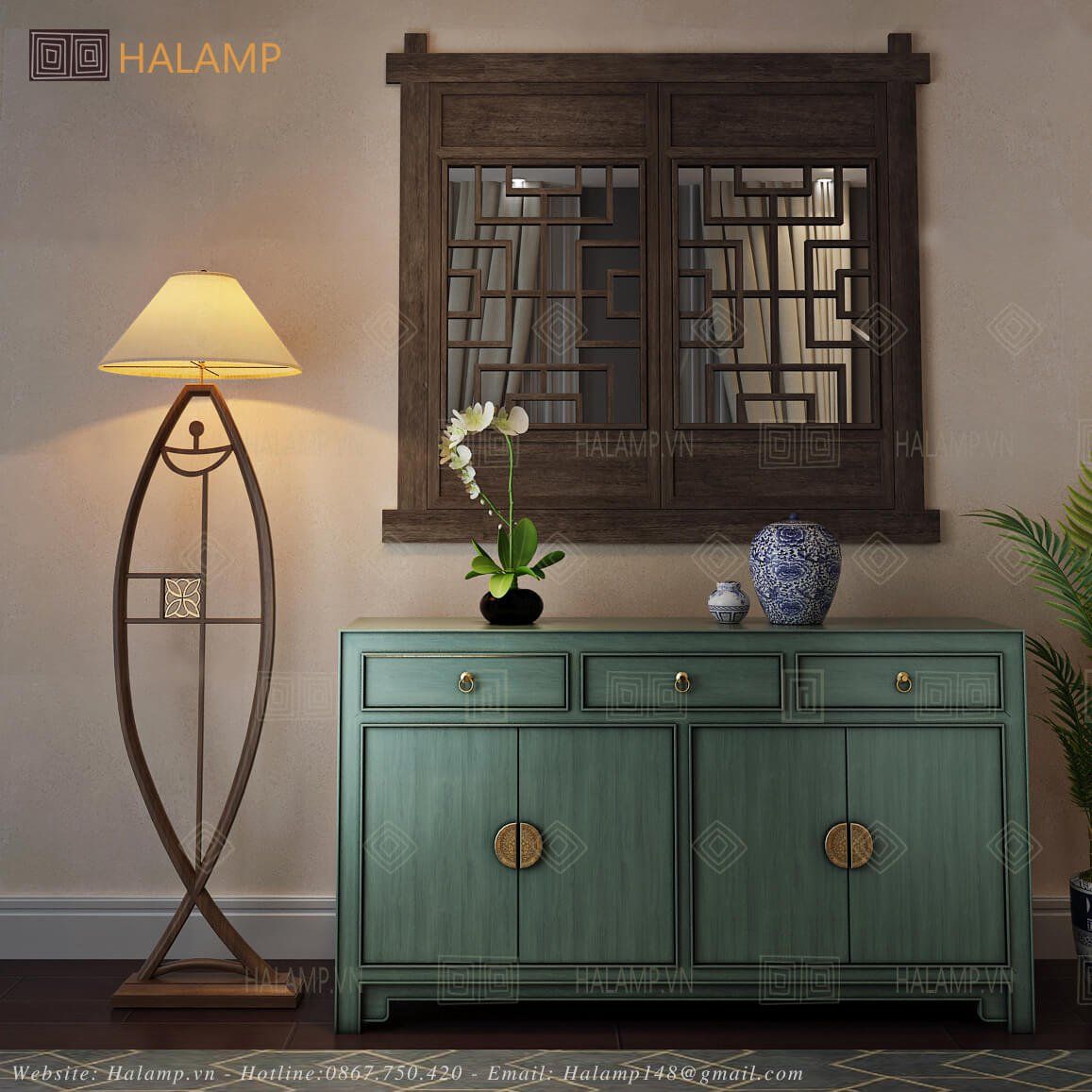  Đèn sàn hình cá Halamp FL004 