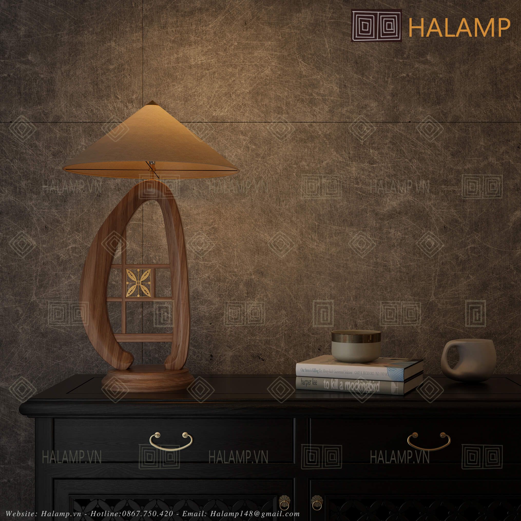  Đèn bàn mỹ thuật Halamp DB004 