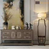  Đèn sàn kết hợp giá cài sách báo Halamp FL005 