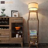  Đèn sàn kết hợp giá cài sách báo Halamp FL005 