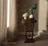  đôn gỗ trang trí có ngăn kéo Halamp DH002 