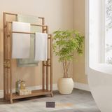  Giá treo khăn tắm 3 tầng Halamp KT005 đồ gỗ dùng cho gia đình khách sạn 