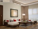  Sofa góc gỗ óc chó Halamp SFG002 