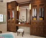  Tủ quần áo kết hợp bàn trang điểm Halamp BTD001 
