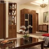  Tủ trang trí kết hợp vách bình phong Halamp TT004 