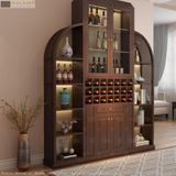  Tủ trang trí ghép với bàn ăn Halamp TT008 