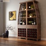  Tủ trang trí kết hợp tủ rượu Halamp TT006 