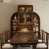  Tủ trang trí ghép với bàn ăn Halamp TT008 