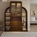  Tủ trang trí ghép với bàn ăn Halamp TT008 