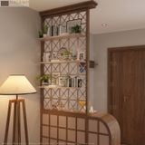  Tủ giầy kết hợp vách trang trí ngăn phòng Halamp TT011 