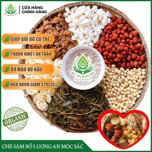 Chè Sâm Bổ Lượng 11 Vị Nguyên Liệu Nấu Chè Loại 1