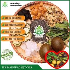 Trà Sâm Bí Đao Hạt Chia Set Nấu 13 Vị Thanh Nhiệt Giải Độc