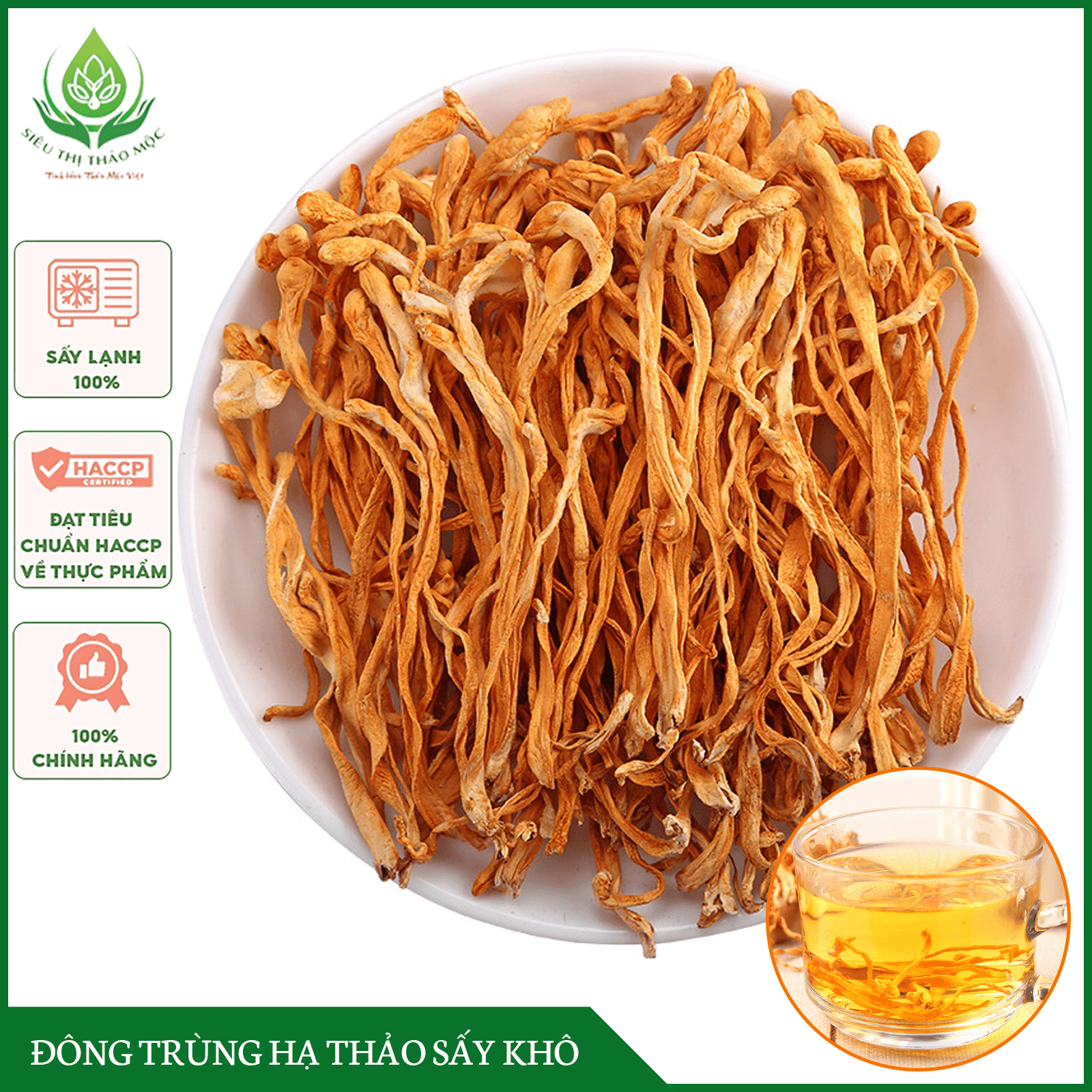 BÔNG ĐÔNG TRÙNG HẠ THẢO CÓ HÌNH DÁNG ĐẶC TRƯNG VÀ GIÀU DINH DƯỠNG