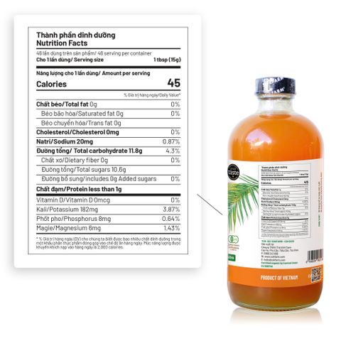  Mật hoa dừa cô đặc organic Sokfarm 7kg 