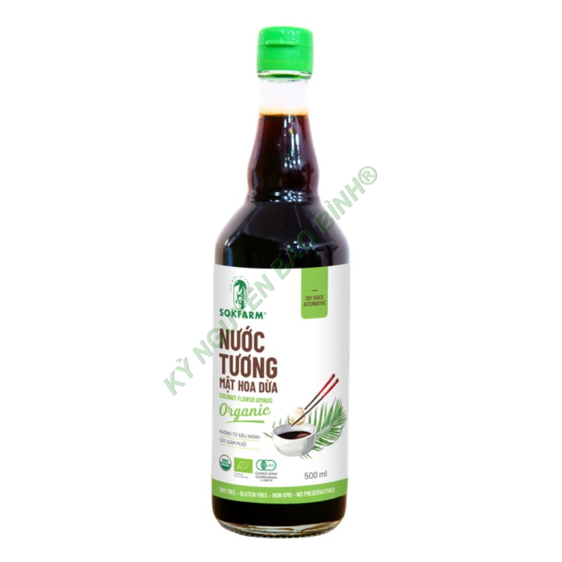  Nước tương mật hoa dừa organic Sokfarm 