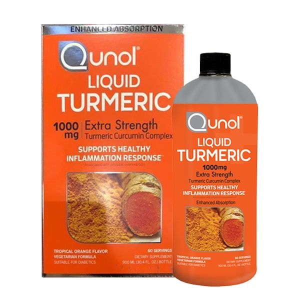  Nước uống tinh chất nghệ tươi Qunol Liquid Turmeric 1000mg 900ml 