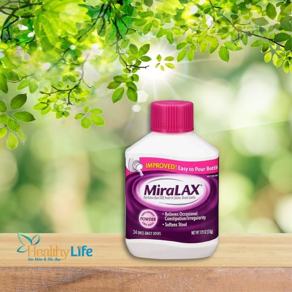  Bột MiraLAX Trị táo bón cho trẻ em và người lớn 34 cốc của Mỹ 