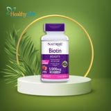  Kẹo nhai đẹp da tóc và móng Natrol Biotin Beauty 5000mcg 250 viên của Mỹ 