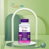  Kẹo nhai đẹp da tóc và móng Natrol Biotin Beauty 5000mcg 250 viên của Mỹ 