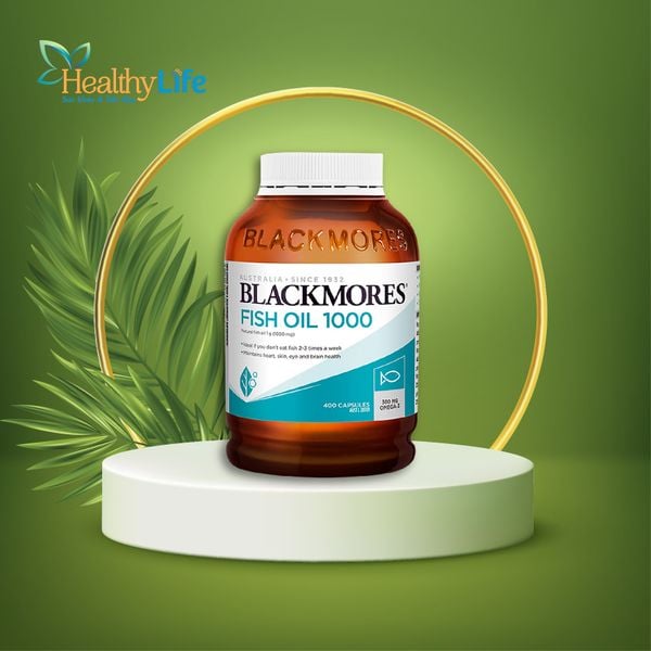  Dầu cá không mùi Blackmores Odourless Fish Oil Mini Caps 400 viên (Viên Nhỏ) 