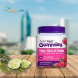  Kẹo dẻo đẹp da móng tóc Natrol Gummies Hair Skin Nails 90 viên 