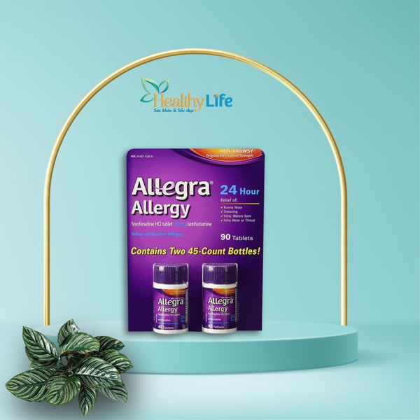  Viên chống dị ứng Allegra Allergy 24hr 90 viên 