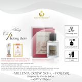  Nước Hoa Nữ Cao Cấp MILLENIA 002W Nữ Tính, Ngọt Ngào, Trẻ Trung Eau De Parfum Lưu Hương 7-12 tiếng 50ml 