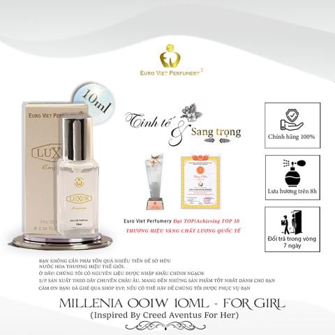  Nước Hoa Nữ Cao Cấp LUXUR EMPRESS Euro Viet Perfumery 10ml 