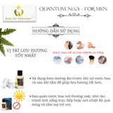  Nước Hoa Nam Cao Cấp Euro Viet, QUANTUM No.3 50ml 