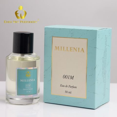  Nước Hoa Nam Cao Cấp MILLENIA 001M Nam Tính, Tinh Tế, Tươi Mát Lưu Hương 7-12 Tiếng 50ml 
