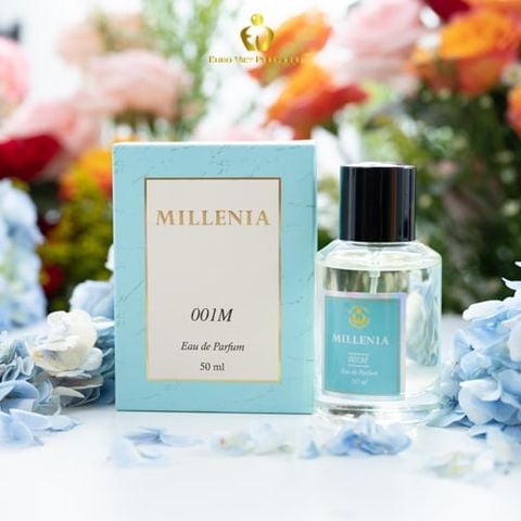  Nước Hoa Nam Cao Cấp MILLENIA 001M Nam Tính, Tinh Tế, Tươi Mát Lưu Hương 7-12 Tiếng 50ml 