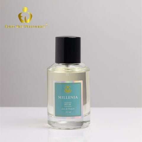  Nước Hoa Nam Cao Cấp MILLENIA 001M Nam Tính, Tinh Tế, Tươi Mát Lưu Hương 7-12 Tiếng 50ml 