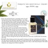  Nước Hoa Nam ENERGETIC MAN QUANTUM No.1 Nam Tính, Mạnh Mẽ, Sang Trọng Eau de parfum Lưu Hương 7-12 Tiếng 50ml 