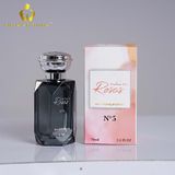  Nước Hoa Nữ Rosas No.5 Nữ Tính Tươi Mới, Gợi Cảm  Lưu Hương 7-12 Tiếng 70ml 