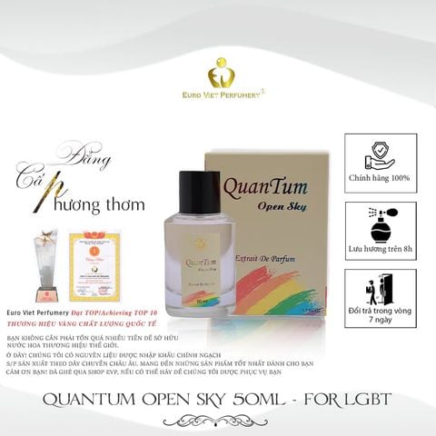  Nước Hoa Euro Viet Cao Cấp, Quantum Open Sky LGBT 10ml, 50ml 