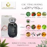  Nước hoa ROSAS No.2 Thanh Lịch, Sang Trọng, Gợi Cảm Lưu Hương 7-12 Tiếng 70ml 