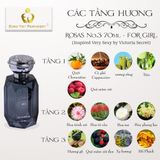  Nước Hoa Nữ Cao Cấp ROSAS No.3 Quyến Rũ, Ngọt Ngào, Nóng Bỏng Lưu Hương 7-12 Tiếng 70ml 