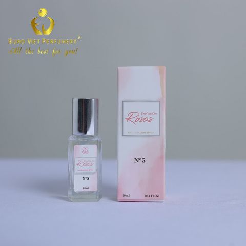  Nước Hoa Nữ Rosas No.5 Nữ Tính Tươi Mới, Gợi Cảm  Lưu Hương 7-12 Tiếng 10ml 