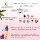  Nước Hoa Nữ Cao Cấp Rosas Red Diamond Nhẹ Nhàng, Sang Trọng, Thu Hút, Lưu Hương 7-12 tiếng 10ml 70ml 