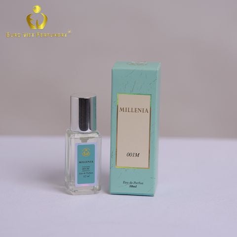  Nước Hoa Nam Cao Cấp MILLENIA 001M Nam Tính, Tinh Tế, Tươi Mát Lưu Hương 7-12 Tiếng 10ml 