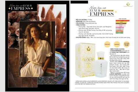  Nước Hoa Nữ Cao Cấp LUXUR EMPRESS Euro Viet Perfumery 60ml 