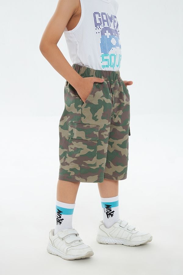  Quần short khaki bé trai BKS309R 