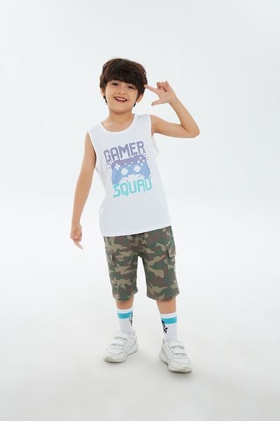  Quần short khaki bé trai BKS309R 