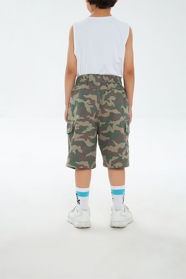  Quần short khaki bé trai BKS309R 