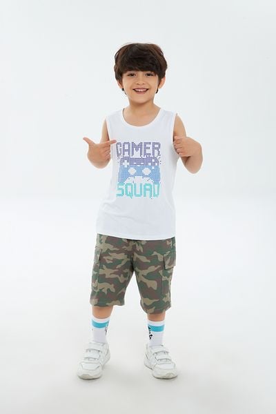  Áo sát nách bé trai CHIHO BTT302R 