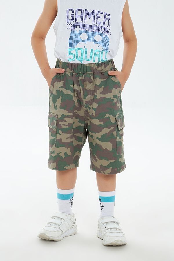  Quần short khaki bé trai BKS309R 
