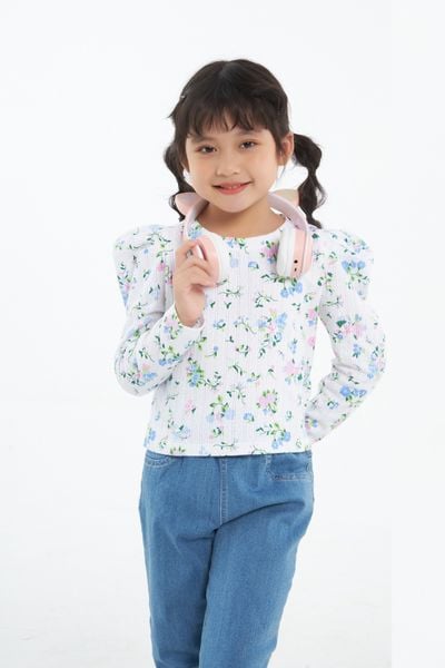  Áo thun bé gái dài tay GTL202R 