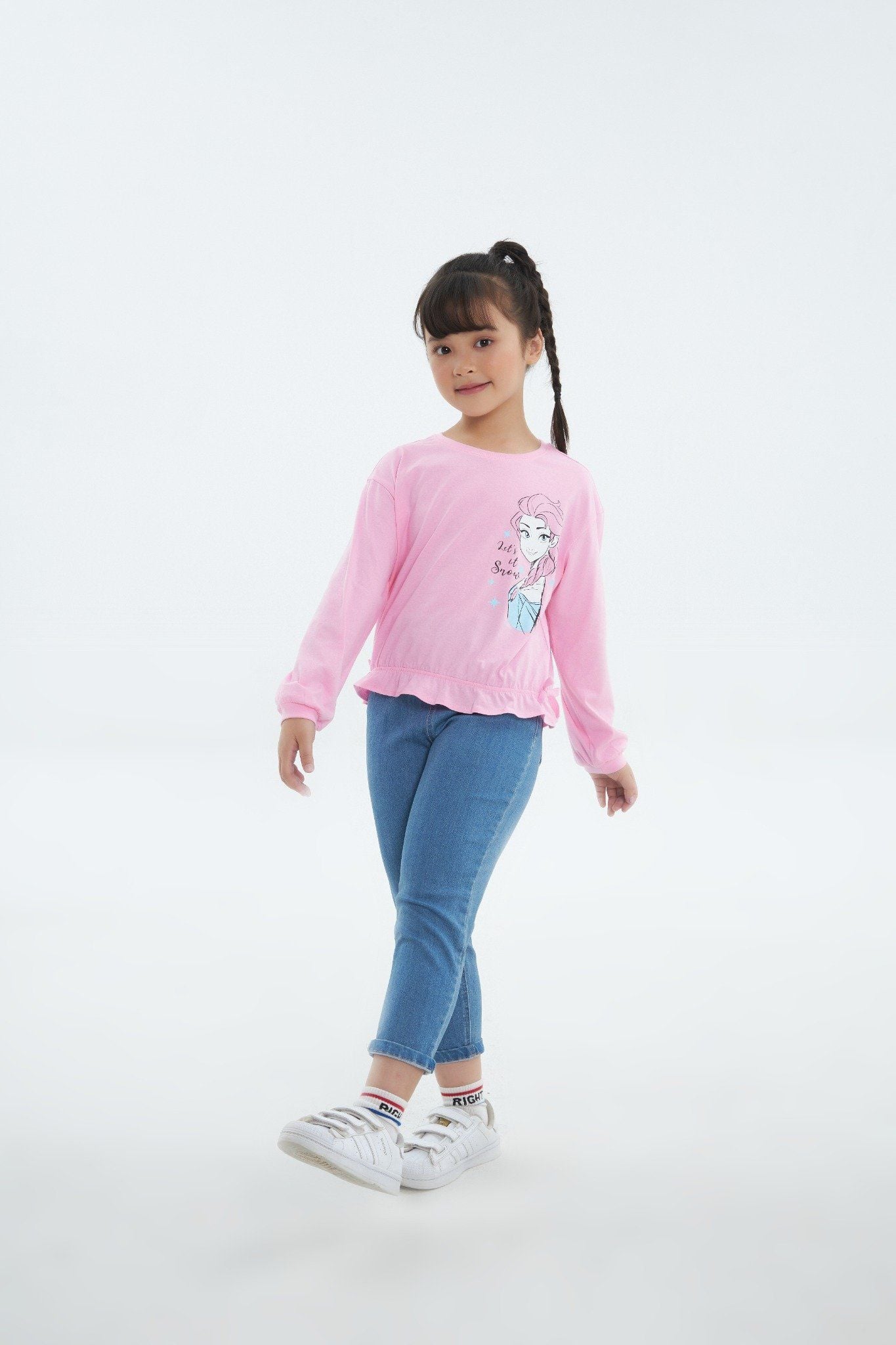  Áo thun bé gái dài tay GTL218R 